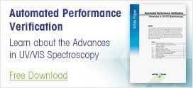 Automated Performance Verification – Advances in UV VIS Spectroscopy