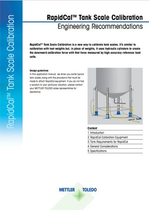 RapidCal™ Tank Scale Calibration: Engineering Recommendations