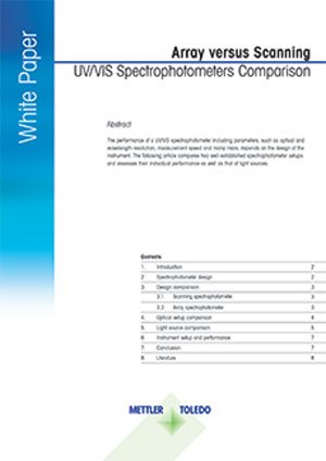 Array vs. Scanning Spectrophotometer: Which Is the Best Fit for Your Lab?