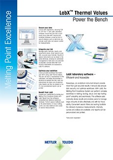 Datasheet – LabX™ Thermal Values