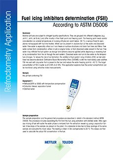 Jet fuel system icing inhibitor FSII