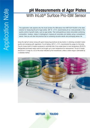 pH of Agar Application Note