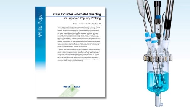 pfizer demonstrates automated chemical sampling