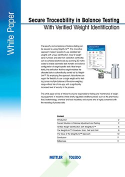 Secure Traceability in Balance Testing