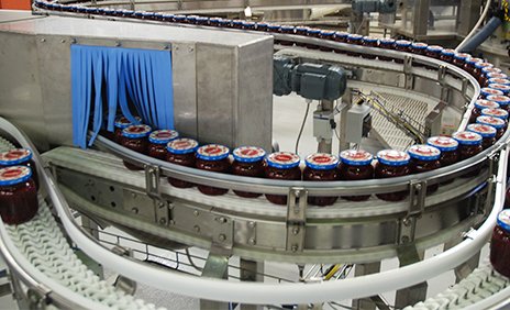 Glass containers running on an x-ray inspection system