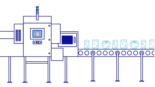 glass jar inspection with industrial x-ray inspection systems