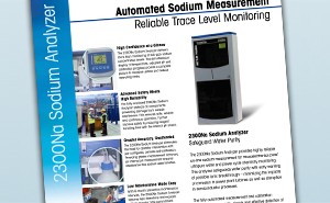 Data Sheet: 2300Na Sodium Analyzer