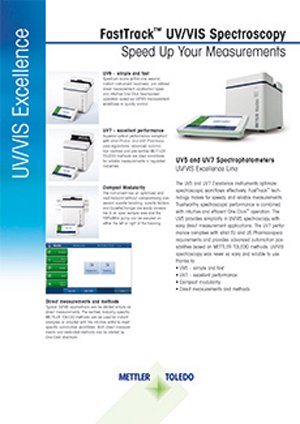 UV/Vis Excellence Datasheet