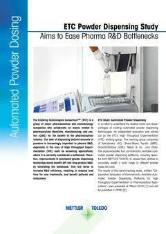 Automated Powder Dispensing for Pharma