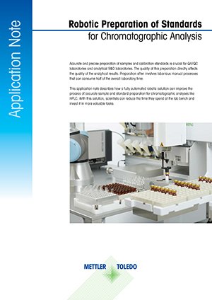 Robotic Preparation of Standards for Chromatographic Analysis