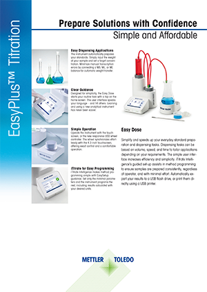 Datasheet: Easy Dose