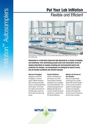 Datasheet: InMotion Autosamplers