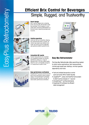 Datasheet: Easy Bev Refractometer