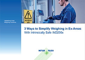 3 Ways to Simplify Weighing in Ex-Areas e-Book