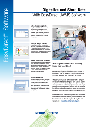 Datasheet: EasyDirect UV/VIS