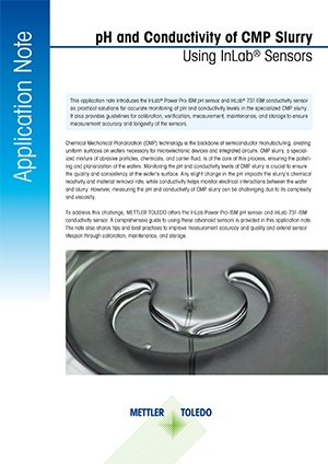 pH and Conductivity of CMP Slurry