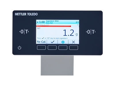 Automotive Paint Mixing Scale - User Interface