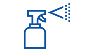 Dark Blue Sanitation Icon