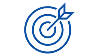 Dark Blue Target Icon