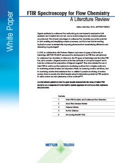 FTIR Spectroscopy for Flow Chemistry